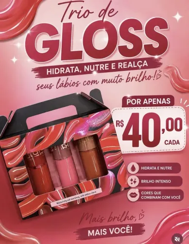 trio de gloss fran