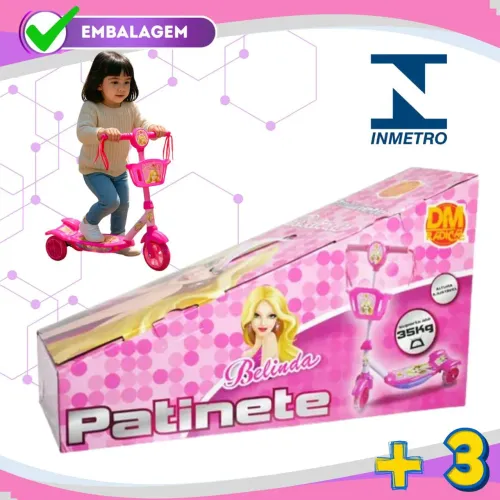 Patinete Belinda Roda Novo DM