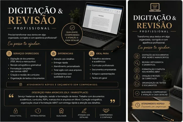 Digitação e Revisão de Textos