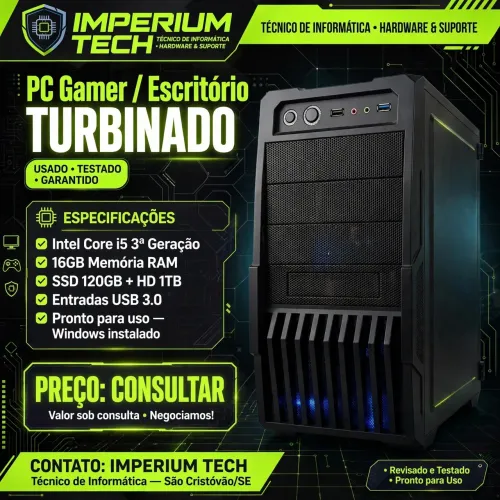 Vender rápido Pc i5 terceira geração