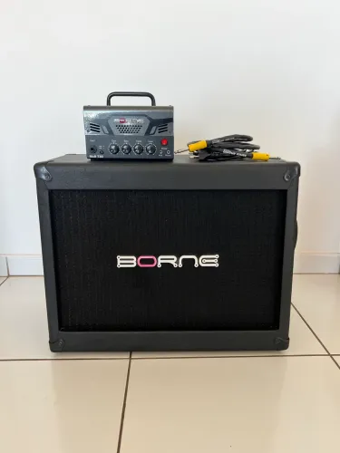 Amplificador Borne Mob T30 Caixa 1x12 passiva Borne Mob 112