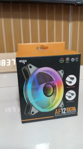 Cooler Fan Aigo Af12 D/face + Infinity - 3in1 Fans Argb + Pwm