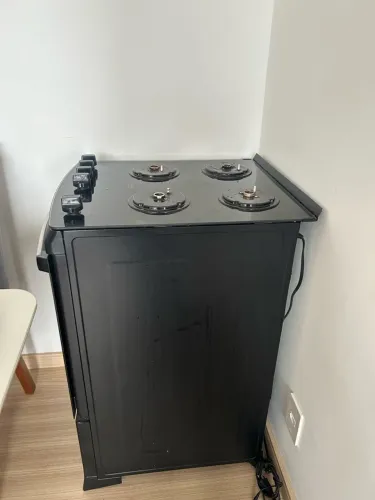 Fogão Dako 4 Bocas Supreme Glass Acendimento Automático Bivolt - Preto