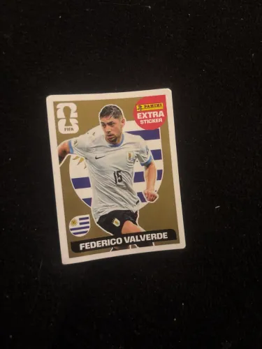 Figurinha de ouro do federico valverde