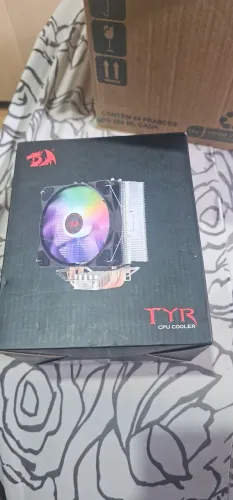 Cpu Cooler Fan Reddragon TYR 4 Hit Pipes Nunca Usado de Fato. Aberto para conferencia