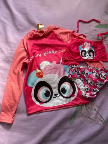 Conjunto infantil biquíni completo