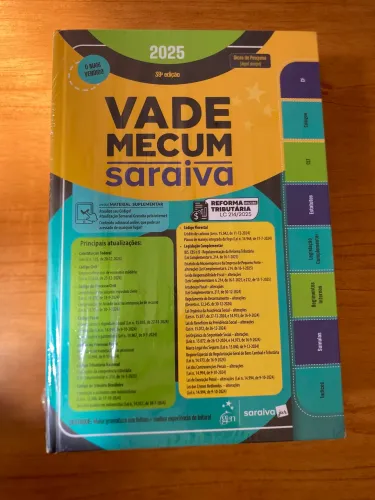 Vade Mecum Saraiva Tradicional 39ª Edição 2025