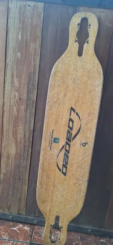 Shape loaded longboard skate