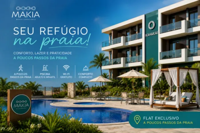 Oportunidade: Flat Mobiliado a Poucos Passos do Mar
