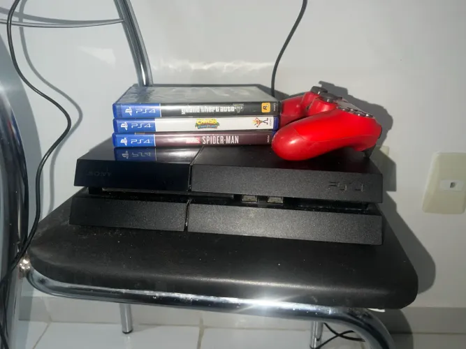 PS4 FAT 500GB + 3 JOGOS 