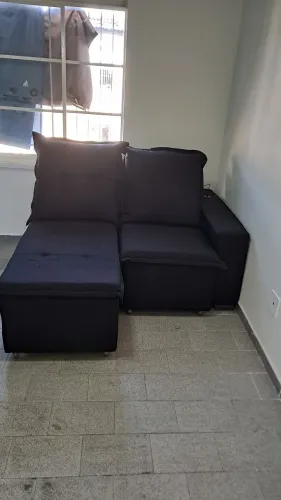 Sofá retrátil, entrada USB, regulável