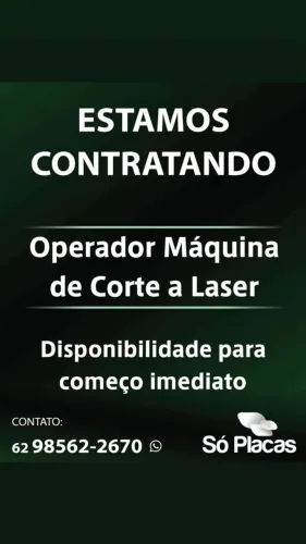 Operador Máquina de Corte Laser