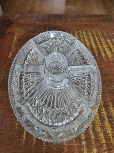 Pestisqueira em Cristal Bohemia Original