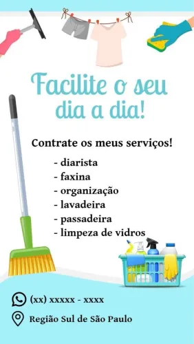 Cuido da sua casa com amor e carinho ?
