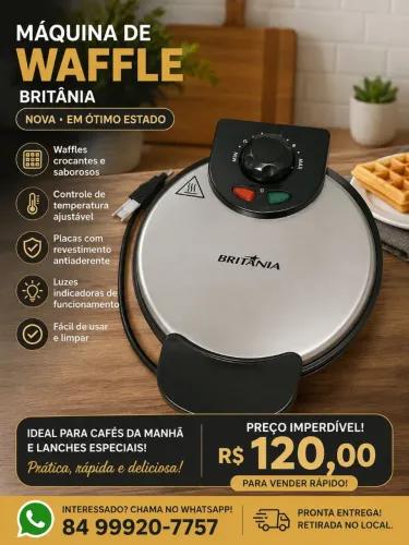 Máquina waffle