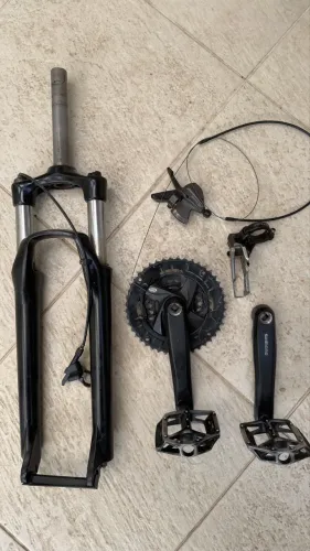 Pecas Shimano Pedivela e Trocador+Cambio Altus