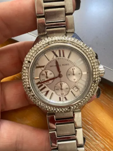 Michael Kors MK5634 Camille Ladies Chronograph Watch - Silver