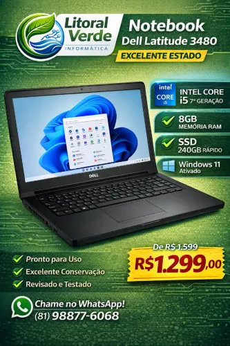 Notebook Dell Latitude 3480 - Excelente Estado