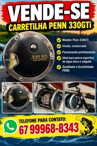 Carretilha penn reels 330 gti