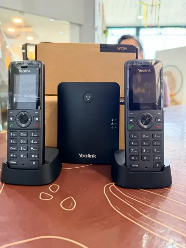 2 Telefones Yealink W73P + Base