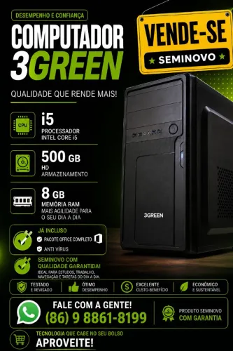 Vendo Pc 3green i5