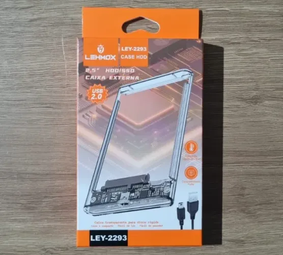 Case p/ HD USB 2.0 HD/SSD - LEHMOX