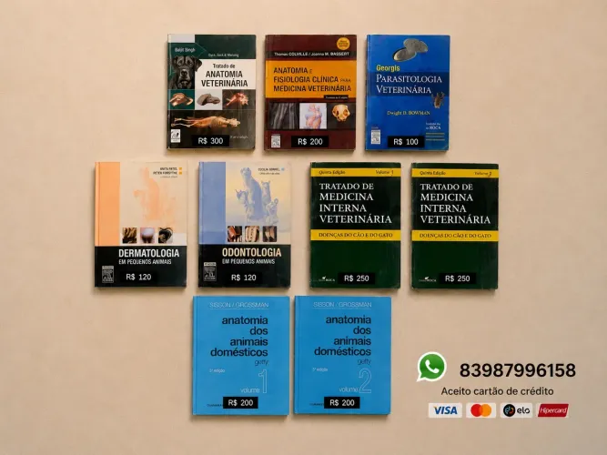 LIVROS DE MEDICINA VETERINARIA