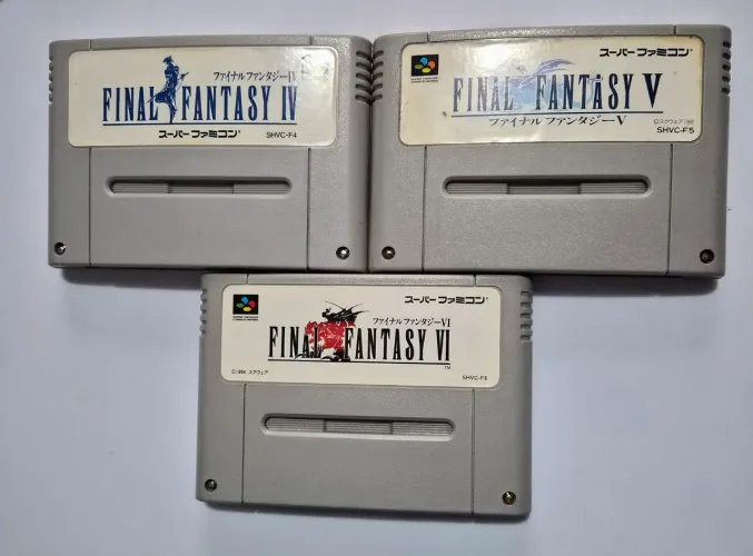 Final Fantasy combo IV, V e VI original japonês