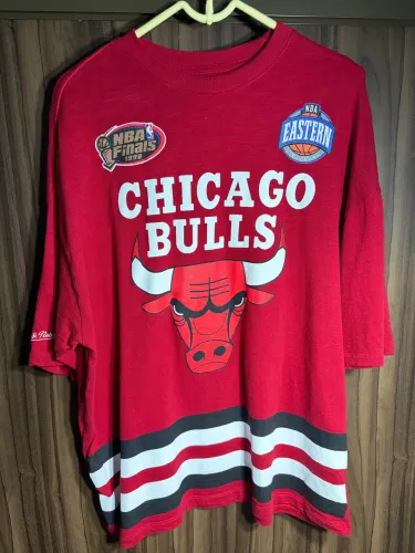 Camiseta oversized Chicago Bulls - Mitchell & Ness