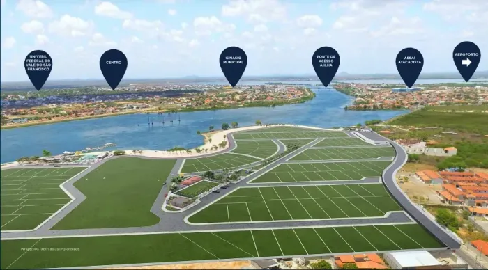 Terreno em Paulo Afonso no Condomínio Riviera Residence Marina A partir de R$220.000,00