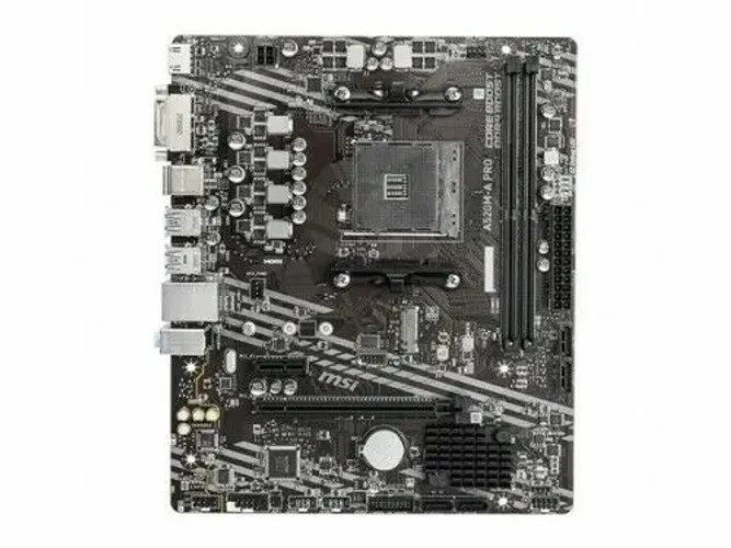Placa-Mãe MSI A520M-A PRO - AM4 (Suporta Ryzen 3000/4000/5000) - Perfeita / Testada