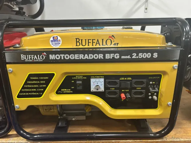 GERADOR BUFFALO 2.5KVA - POTÊNCIA E CONFIABILIDADE