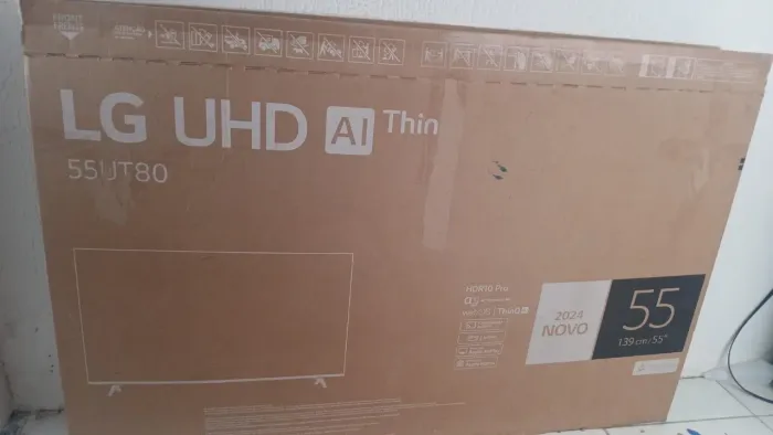 TV LG UHD AI ThinQ 55? 4K - Modelo 55UT80 (2024)