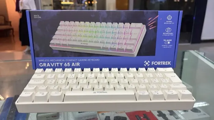 TECLADO MECANICO WIRELESS FORTREK - BRANCO