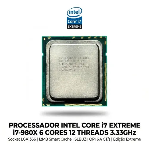 Intel Core i7 980x Extreme 3.33ghz Lga 1366