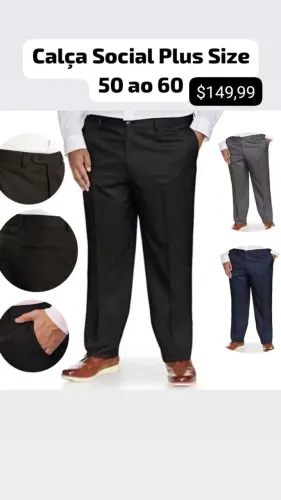 calças social plus sizes