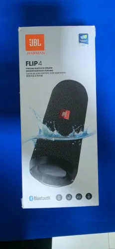 Caixa da caixa de som jbl flip4 - apenas a caixa