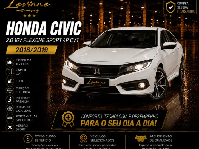 Honda Civic Sport CVT 2019