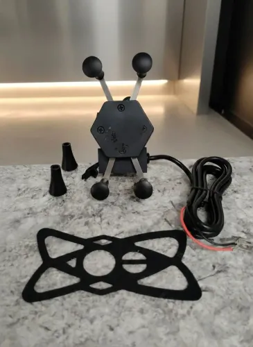 Suporte celular Moto com Carregador 