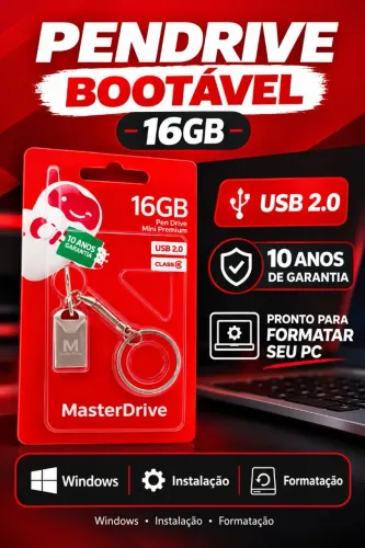 Pendrive com sistemas operacionais