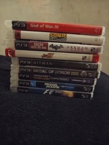 Lote de jogos PS3 mídia física