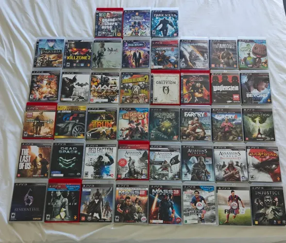 Lote 43 jogos PS3