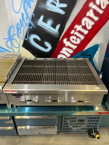Char broiler 90cm Vulcan novo pronta entrega 