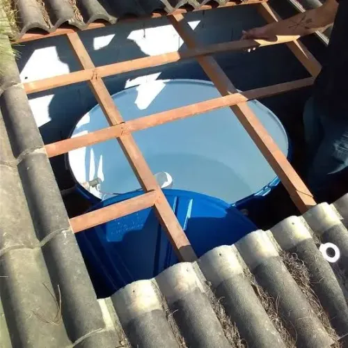 Troca de caixa de água!!