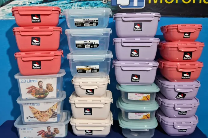 Kit potes com trava 35 reais