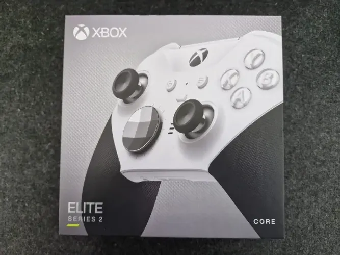 Controle Elite 2 Joystick Sem Fio Microsoft Xbox Fio Branco