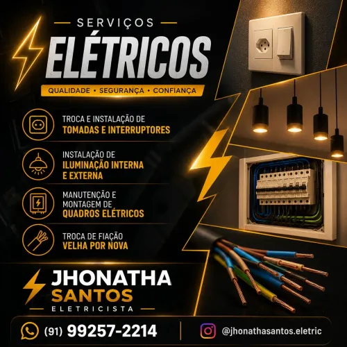 ELETRICISTA DISPONÍVEL!