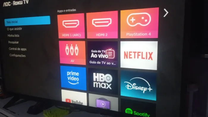 TV 43 SMART AOC ROKU TV COMPLETA