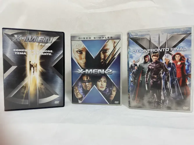 Kit DVDs Filmes X-Men - Trilogia Original | X-Men 1, 2 e O Confronto Final
