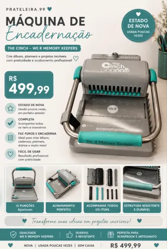 Máquina de Encadernação